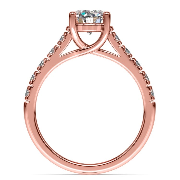 Trellis Diamond Engagement Ring in Rose Gold | 02