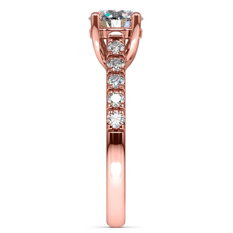 Trellis Diamond Engagement Ring in Rose Gold | 03