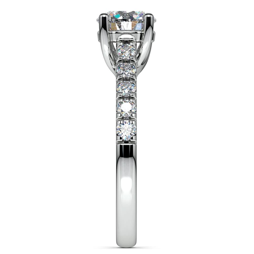 Trellis Diamond Engagement Ring in White Gold | 03