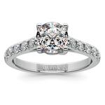 Trellis Diamond Engagement Ring in White Gold | Thumbnail 01
