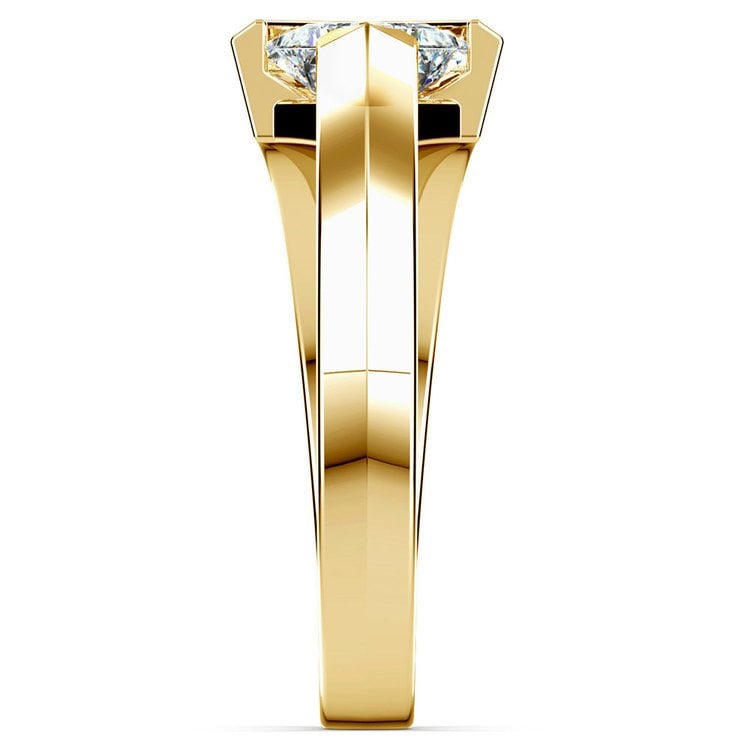 Trident Solitaire Mangagement™ Ring in Yellow Gold (1 ctw) | 04