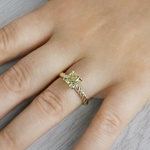Twisted Rope Engagement Ring Setting In Yellow Gold | Thumbnail 05
