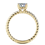 Twisted Rope Engagement Ring Setting In Yellow Gold | Thumbnail 02