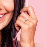 Twisted Vintage Diamond Engagement Ring in Two-Tone Gold | Thumbnail 06