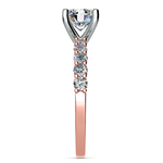 U-Prong Diamond Engagement Ring in Rose Gold | Thumbnail 03