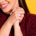 U-Prong Diamond Engagement Ring in Rose Gold | Thumbnail 07