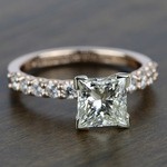 U-Prong Diamond Engagement Ring in Rose Gold | Thumbnail 05