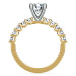 U-Prong Diamond Engagement Ring in Yellow Gold | Thumbnail 02