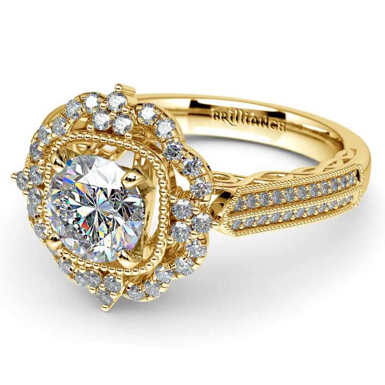 Vintage Engagement Rings Yellow Gold ~ Buy 18ct Antique Diamond ...