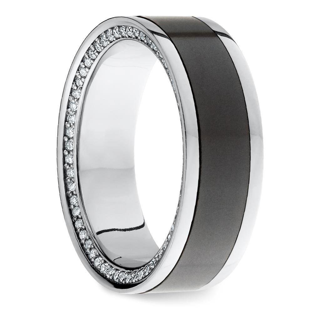 Mens Platinum Elysium Engagement Ring