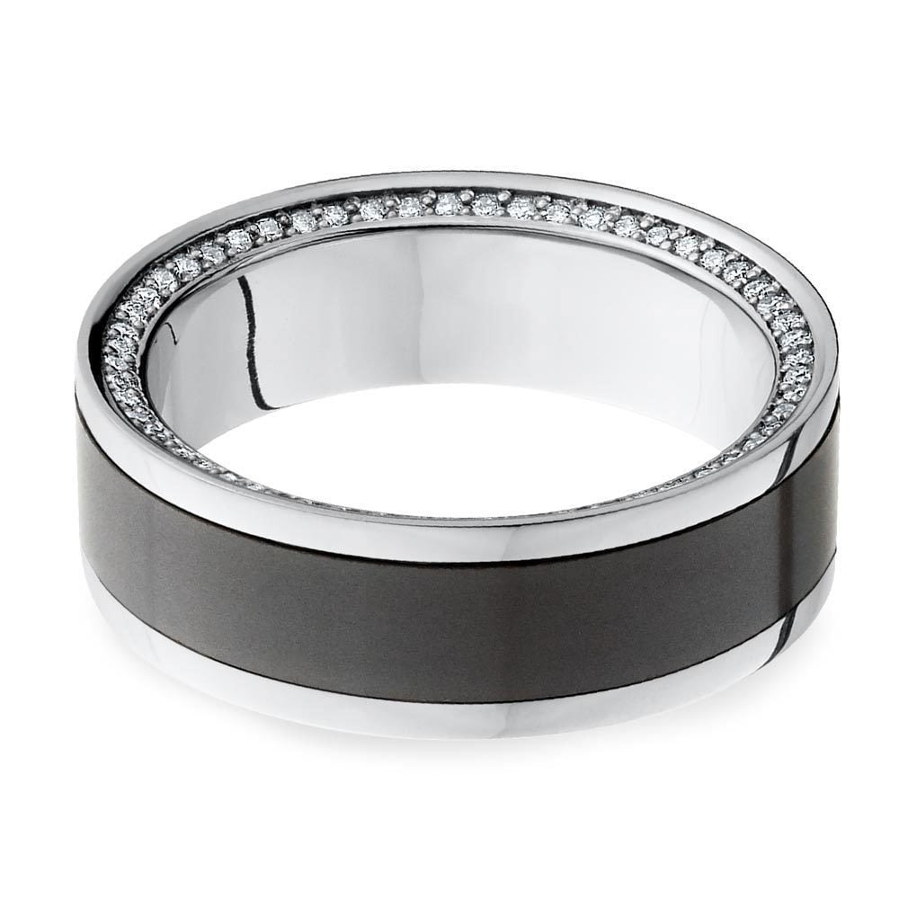 The Zeus Platinum Elysium Mens Engagement Ring