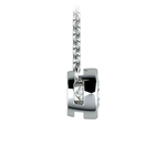 Delicate 1/2 Ctw Bezel Set Diamond Necklace In Platinum | Thumbnail 02
