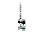 1/3 Ctw Bezel Diamond Necklace Pendant In Platinum | Thumbnail 02