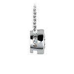 Bezel Set Diamond Solitaire Necklace In Platinum (3/4 Ctw)  | Thumbnail 02