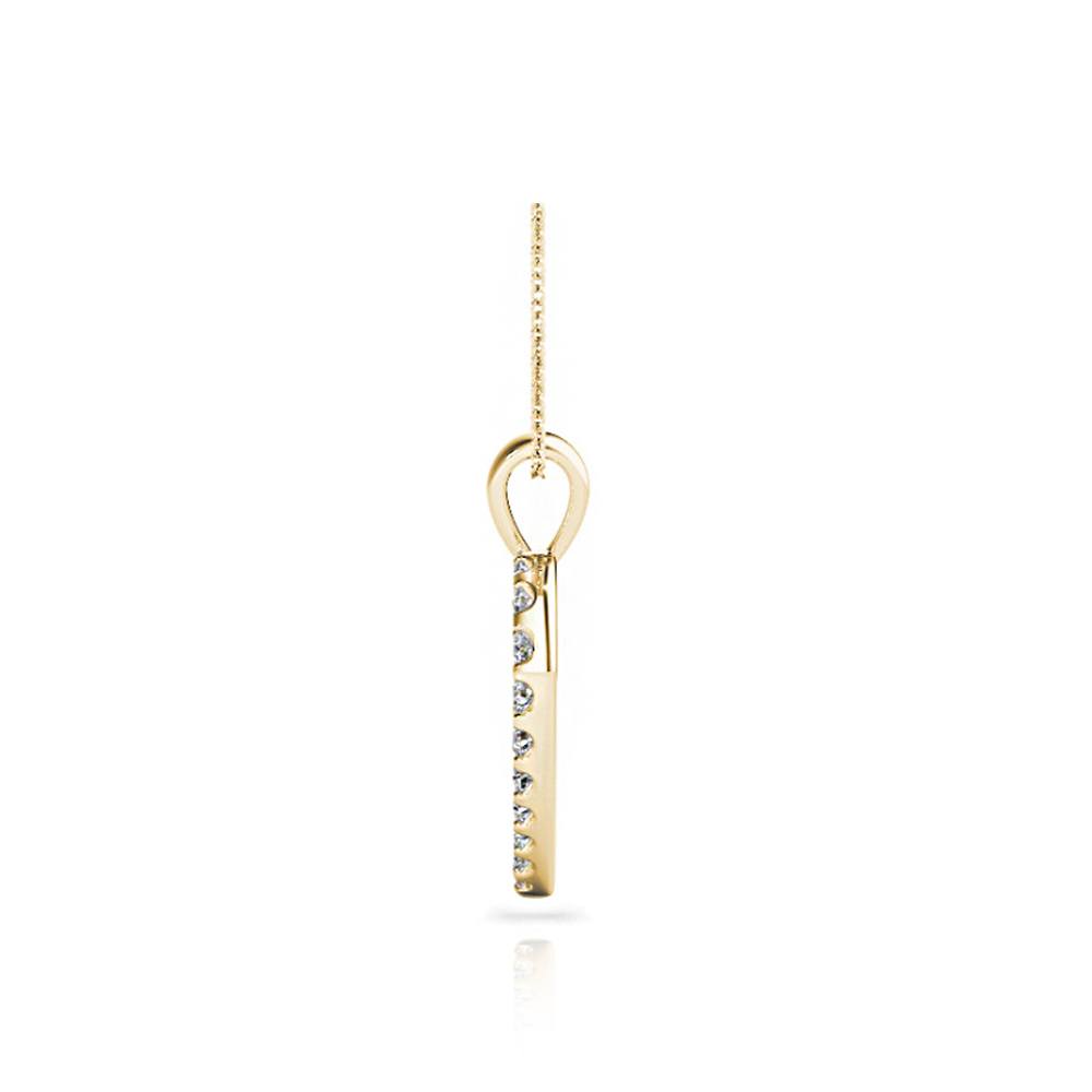 Classic Diamond Heart Pendant Necklace In Gold (1 Ctw) | 02