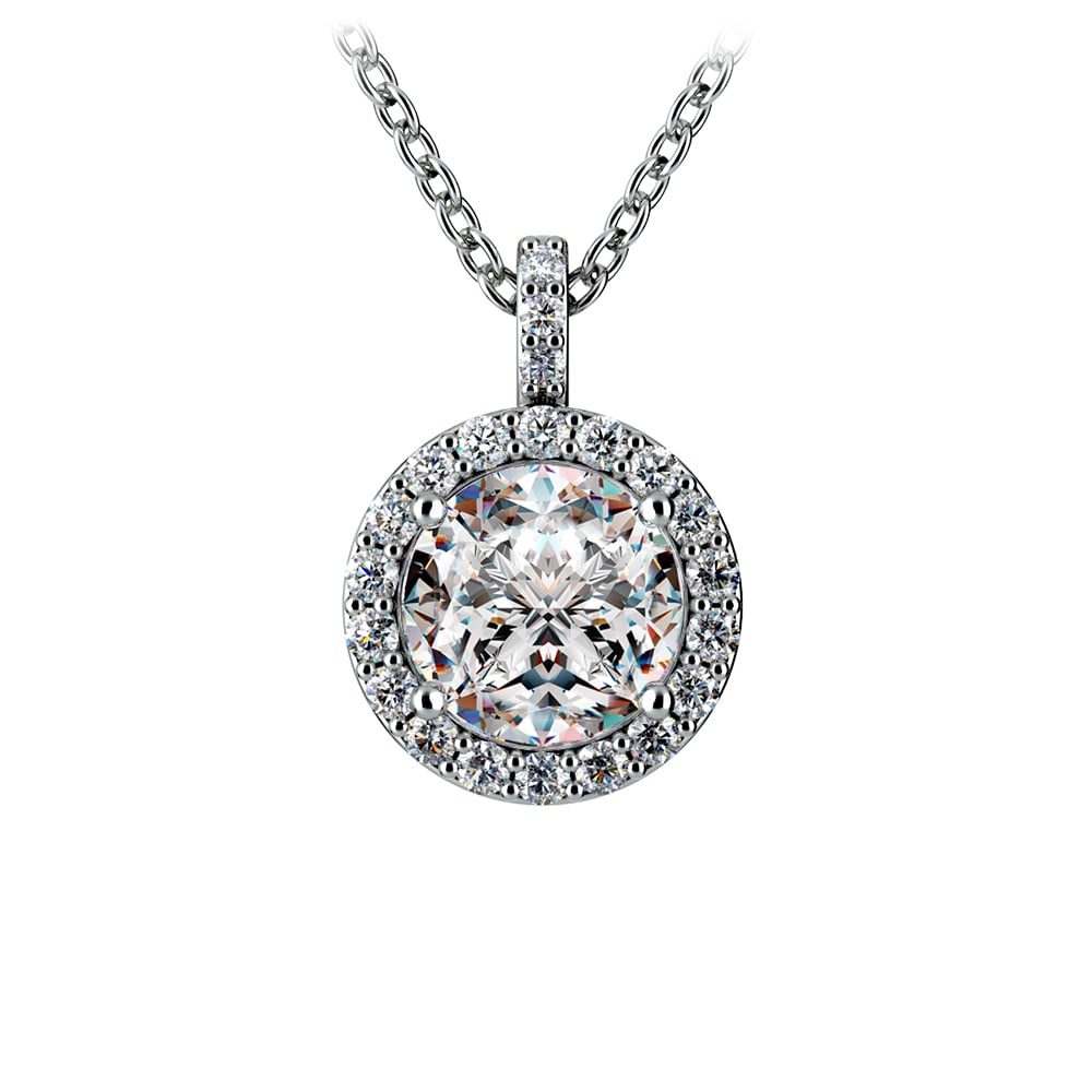 Elegant Emerald Single Line Halo Diamond Necklace Set at best price in New  Delhi