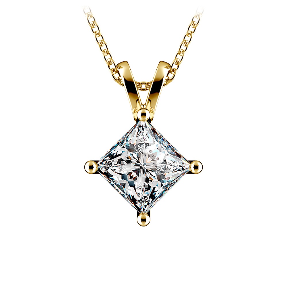 Two Carat Princess Diamond Solitaire 