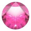 Pink Sapphire Platinum Gemstone Stud Earrings