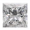 Princess Platinum Diamond Solitaire Pendants