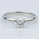 0.40 Carat Round Comfort-Fit Solitaire Engagement Ring - small