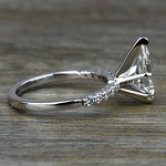 1.70 Carat Lab Created Pear Diamond Shared-Prong Engagement Ring - small angle 3
