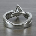 1 Carat Bridge Football Shape Marquise Diamond Ring - small angle 4