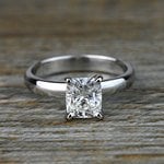 1 Carat Elongated Cushion Diamond Solitaire Engagement Ring - small