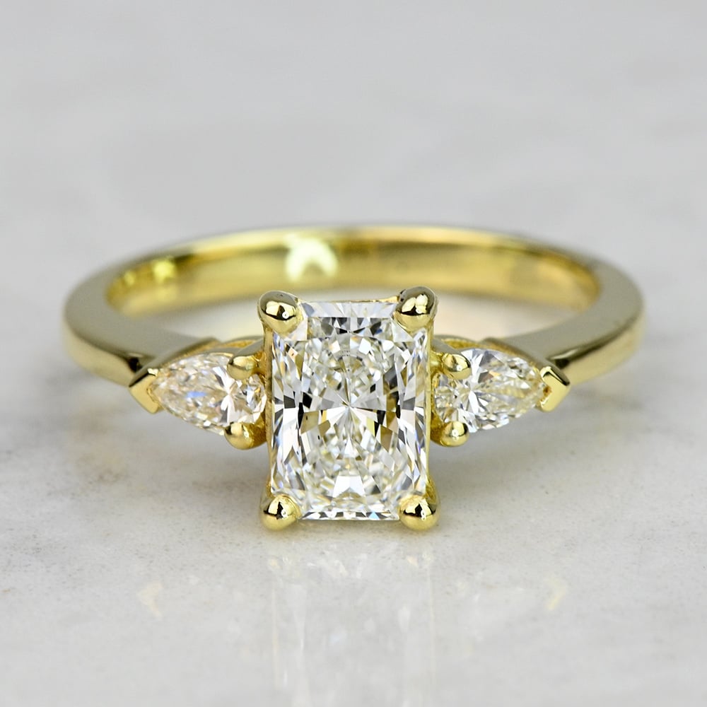 7.5 CTW Solitaire Radiant-Cut Engagement Ring in 18K Gold 18K White Gold/VVS Lab-Grown / 5.5 / No Matching Diamond Band (+$0)