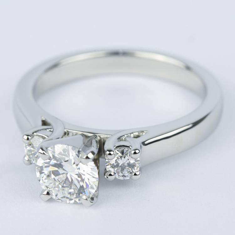 1 Carat Flawless Round Diamond Engagement Ring