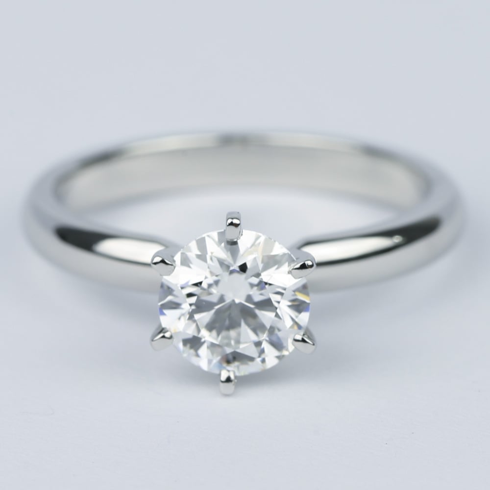 1 Carat Round Cut Engagement Rings | Fascinating Diamonds