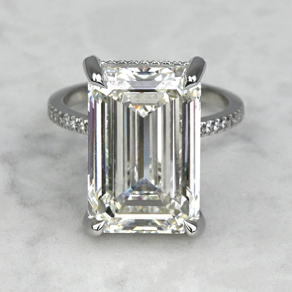 GIA 1.26-ct G/VVS2 Diamond & Sapphire Engagement Ring - 66mint Fine Estate  Jewelry