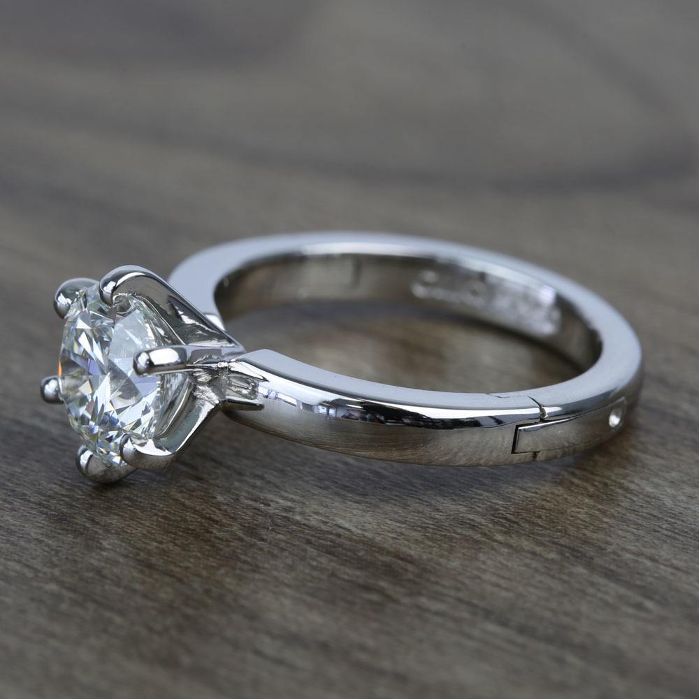 Custom Solitaire Diamond Engagement Ring (2 Carat)