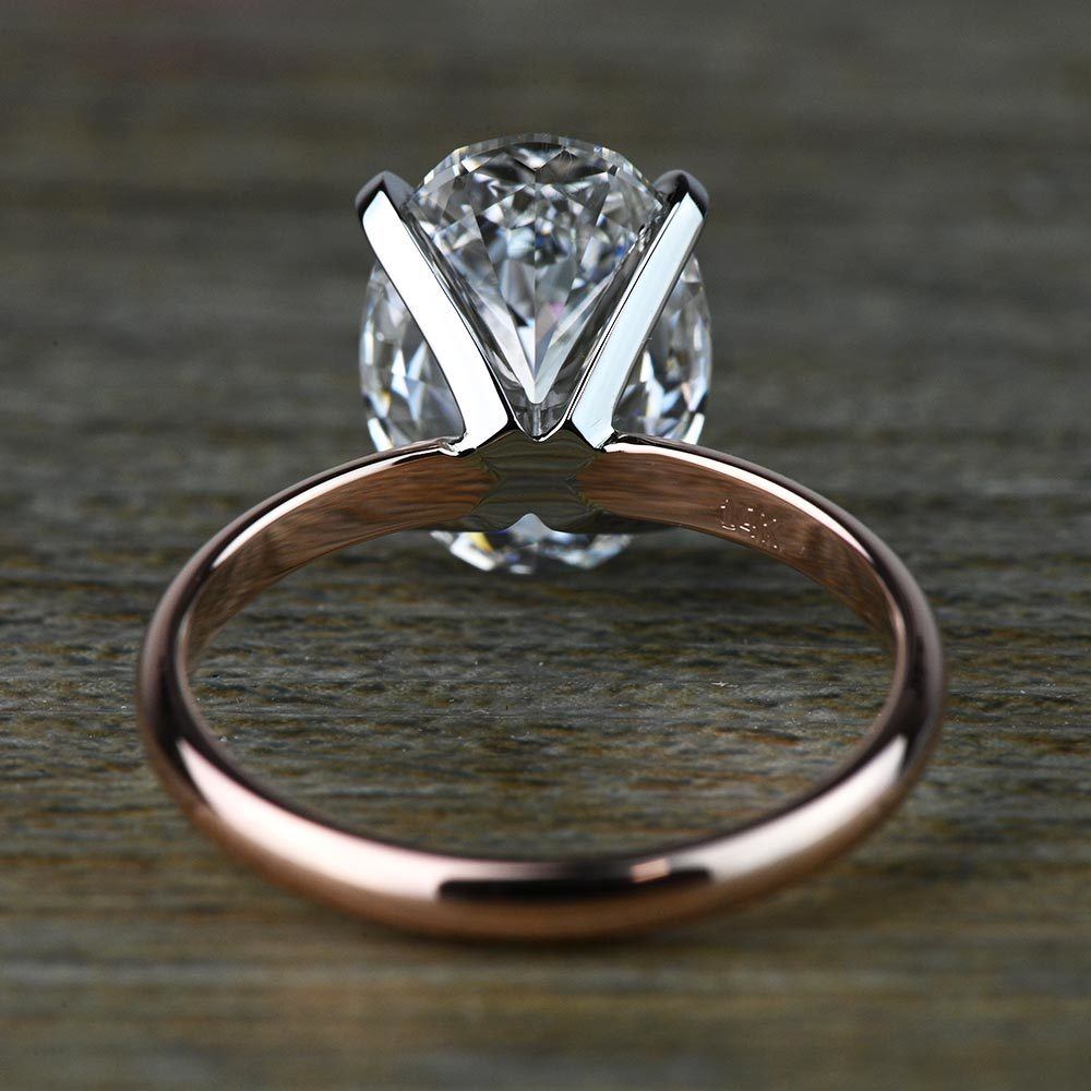 3 Carat Oval Diamond Solitaire 