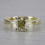 Beautifully Fancy Brown Diamond Solitaire Engagement Ring - small