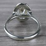 Blinding Oval Cut 3 Carat Diamond Ring - small angle 4