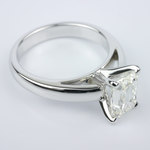 Cathedral Solitaire Engagement Ring - small angle 3