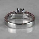 2 Carat Diamond Channel Engagement Ring in Platinum - small angle 4