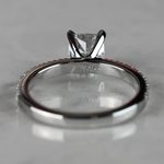 Cushion Platinum Diamond Engagement Ring (GIA Certified) - small angle 4