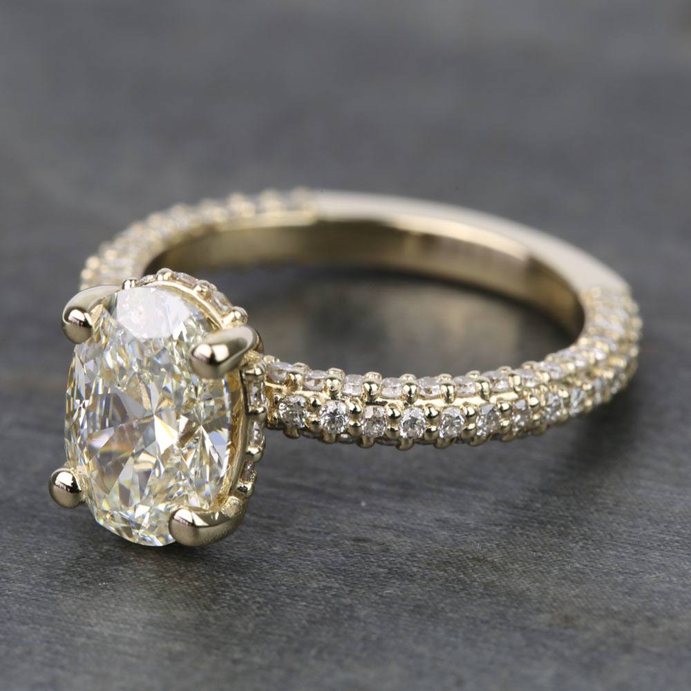 Custom Oval Diamond Engagement Ring (2 Carat)