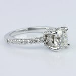  Diamond Engagement Ring with Inside Milgrain Accent (1.00 ct.) - small angle 3