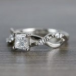 Florida Ivy Princess Cut Diamond Engagement Ring - small angle 2