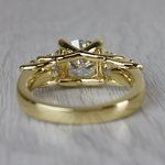 Glamorous Five Stone Moissanite Diamond Engagement Ring - small angle 4