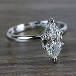 Glimmering Engagement One Carat Marquise Diamond Ring - small angle 3