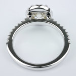 Halo Diamond Engagement Ring - small angle 4