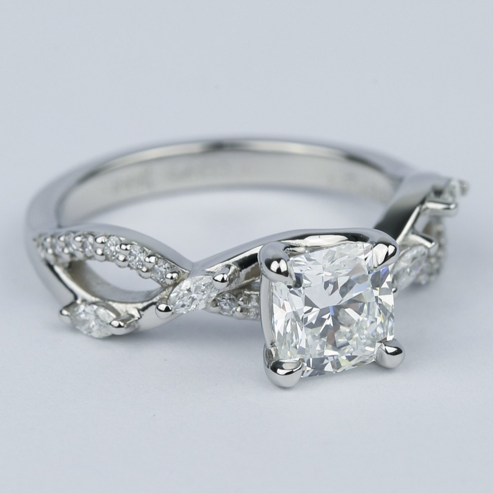 Ivy Cushion Diamond Engagement Ring (1.23 ct.)