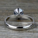 Lab Grown Round Fancy Blue Diamond Solitaire Engagement Ring - small angle 4