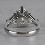 Luxurious Pear Shaped 3 Carat Diamond Ring - small angle 4