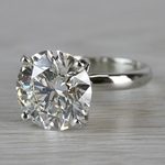Perfect Paradise Solitaire 5 Carat Diamond Ring - small angle 2