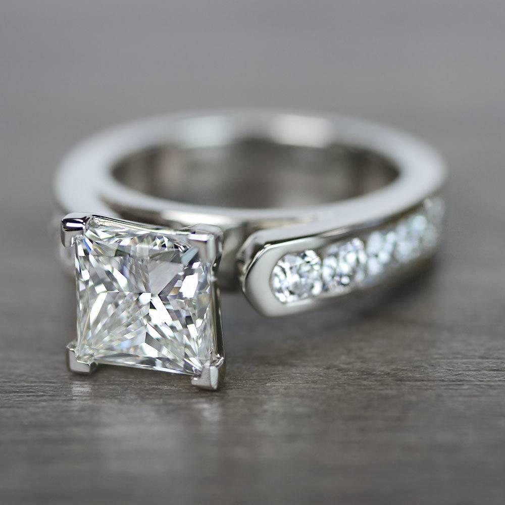 Princess Cut Diamond Engagement Ring 