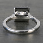 Square Diamond Engagement Ring With Halo | 1.2 Carat